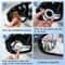 Adjustable Round Frame Blind Spot Mirror Wide Angle Car Auxiliary Rearview Mirror For Safer Reverse 4