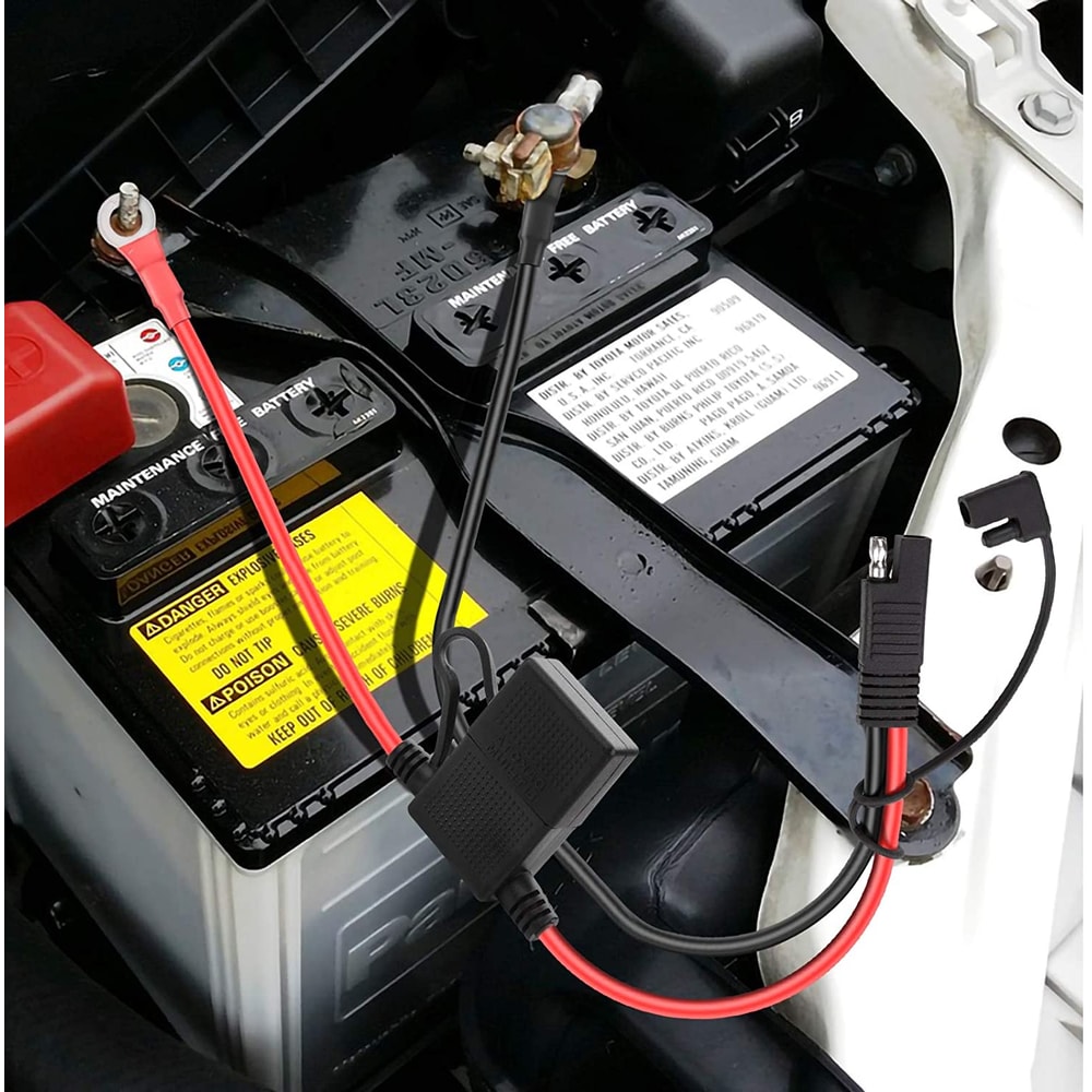 Motorcycle SAE To O Ring Connector Cable For Battery Charger Maintainer 1