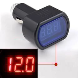 digital led voltage gauge for car battery & auto dc voltage monitoring