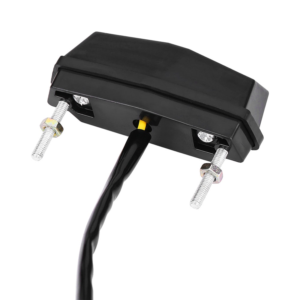 Universal Motorcycle LED License Plate Light White Rear Tail Lamp For Motorbike 1