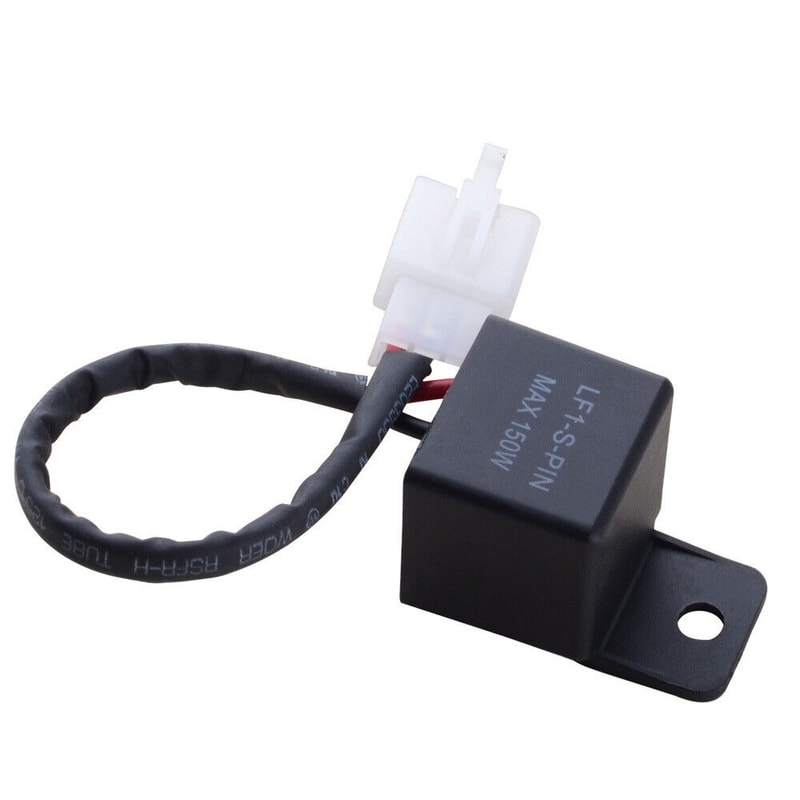 LED Turn Signal Flasher Relay For Car Motorcycle Adjustable Blinker Light Indicator 0