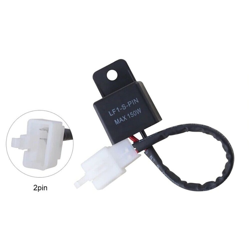 LED Turn Signal Flasher Relay For Car Motorcycle Adjustable Blinker Light Indicator 3