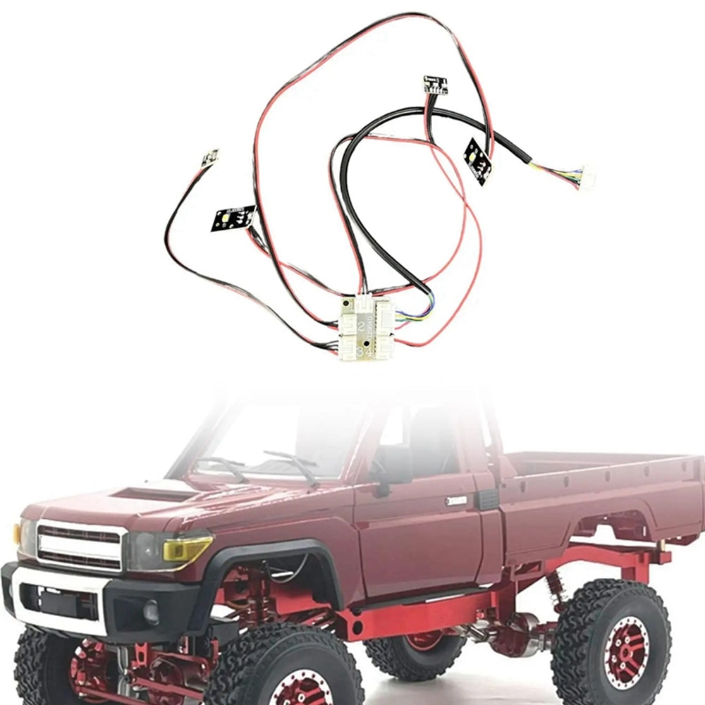 RC Car Light Linkage Set For Scale RC Cars DIY Accessory Upgrade 5