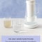 Home Water Filter Pitcher Glass with Silicone Base, White Safe Everyday Protection Against Bacteria