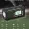 DA Radios FM Bluetooth Speaker Power Bank Emergency Radio With Solar And Hand Crank Charging 2