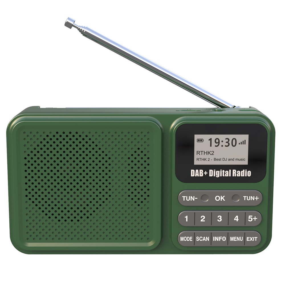 Portable DAB Digital Radio With Bluetooth Solar Charging Music Play Emergency Function 5