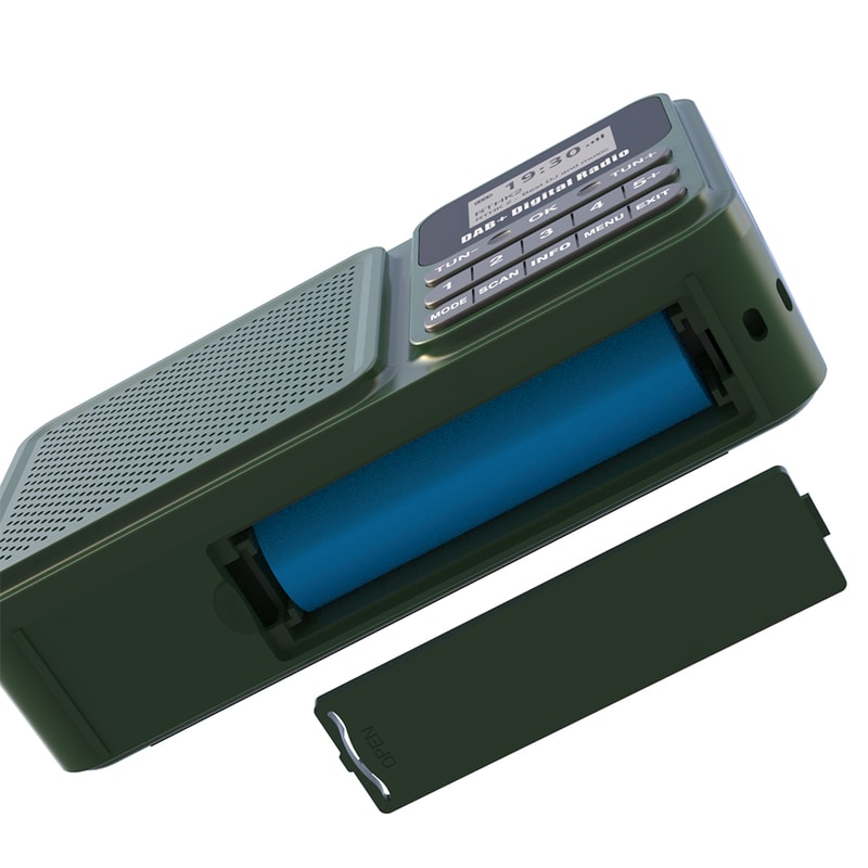 Portable DAB Digital Radio With Bluetooth Solar Charging Music Play Emergency Function 2