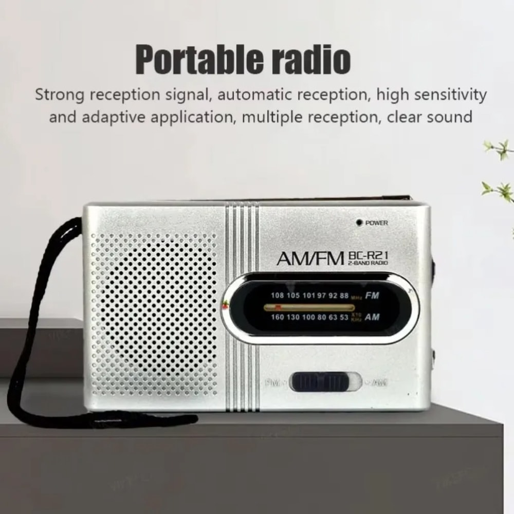 Mini Radio AM FM Portable Radio With Longest Lasting Battery Ideal For Running Walking And Home Use 1