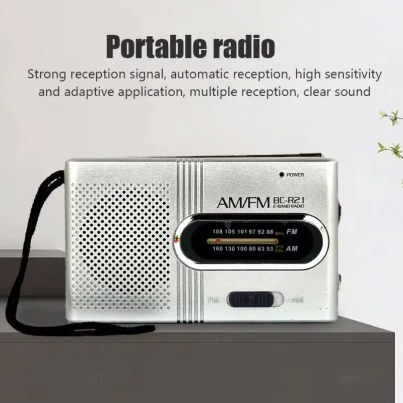 Mini Radio AM FM Portable Radio With Longest Lasting Battery Ideal For Running Walking And Home Use 1