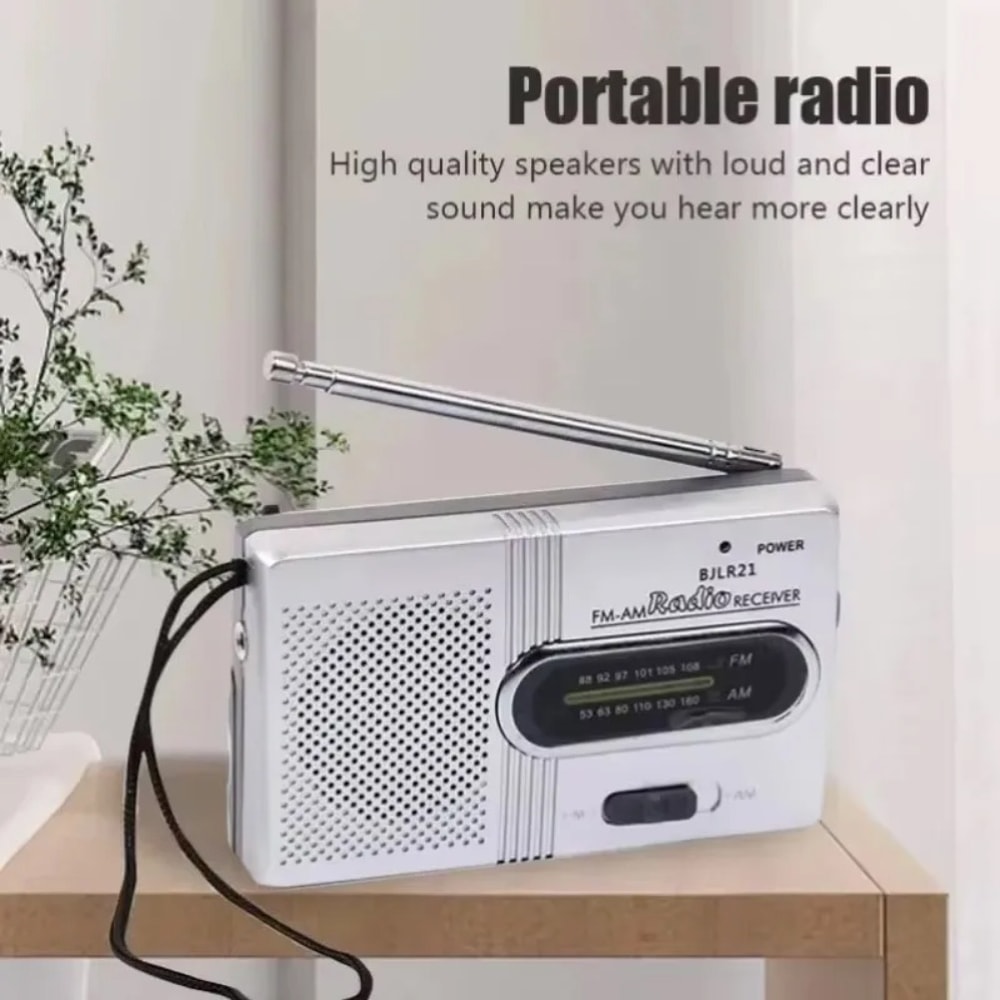 Mini Radio AM FM Portable Radio With Longest Lasting Battery Ideal For Running Walking And Home Use 4