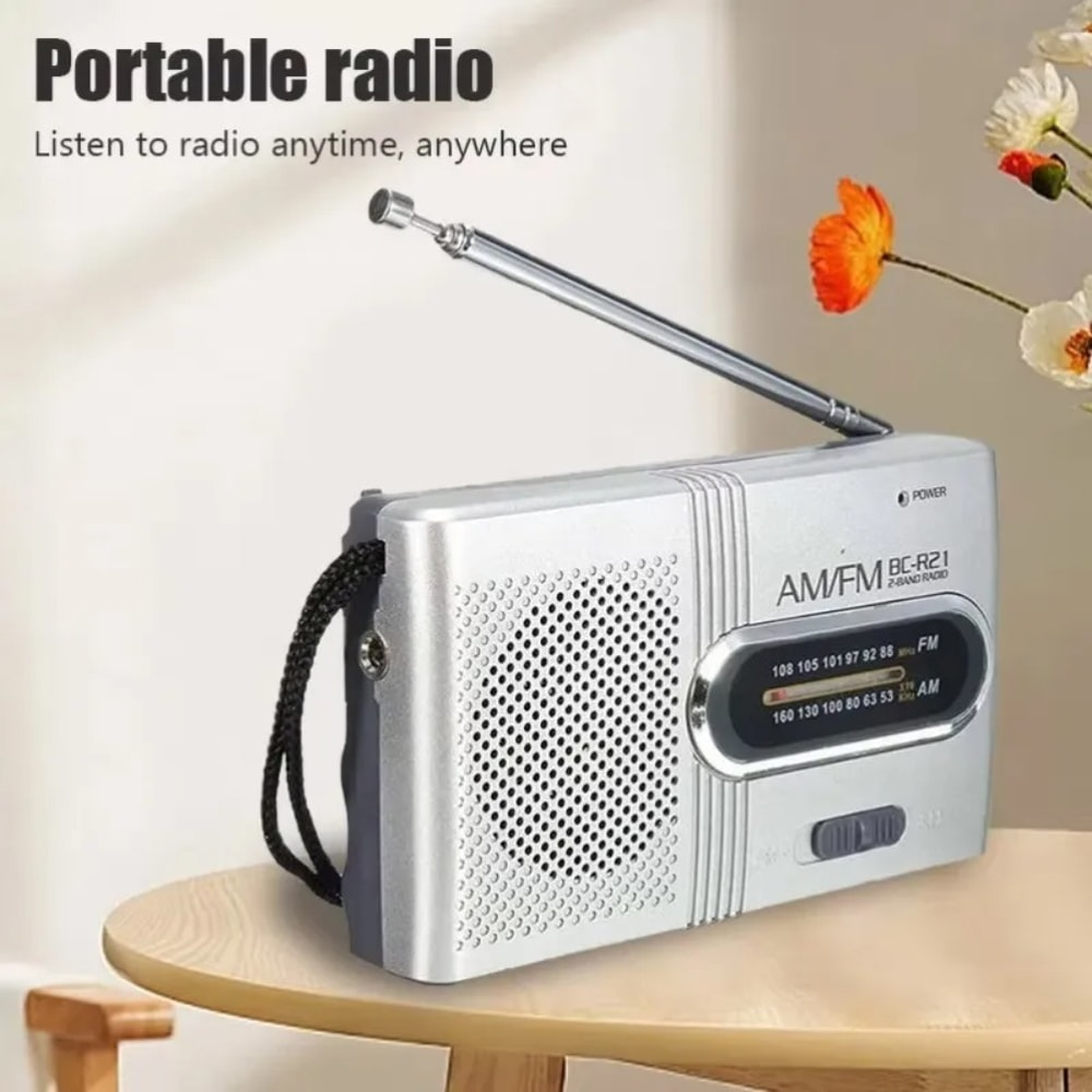 Mini Radio AM FM Portable Radio With Longest Lasting Battery Ideal For Running Walking And Home Use 2