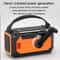 Solar Powered Portable Emergency Radio With NOAA Alerts Hand Crank 5