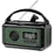 Solar Powered Portable Emergency Radio With NOAA Alerts Hand Crank 1