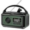 Solar Powered Portable Emergency Radio With NOAA Alerts Hand Crank 1