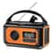 Solar Powered Portable Emergency Radio With NOAA Alerts Hand Crank 4