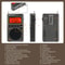 Portable Full Band Digital Radio Receiver For Outdoor FM SW VHF UHF NOAA Bluetooth 2