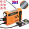 Portable Solar Hand Crank Radio With Power Bank Phone Charger Flashlight Weather Emergency Radio 6