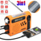 Portable Solar Hand Crank Radio With Power Bank Phone Charger Flashlight Weather Emergency Radio 6
