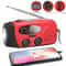 Multifunctional Emergency Radio With Hand Crank Generator Solar Charging Mobile Phone Power Bank 1