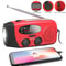 Multifunctional Emergency Radio With Hand Crank Generator Solar Charging Mobile Phone Power Bank 1