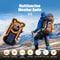 Portable Emergency Radio With Solar Hand Crank Bluetooth Waterproof Dustproof Orange 5