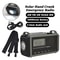 Portable Solar Hand Crank Radio With NOAA Weather Alerts Power Bank Emergency Flashlight SOS Alar 1