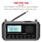 Portable Solar Hand Crank Radio With NOAA Weather Alerts Power Bank Emergency Flashlight SOS Alar 3