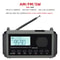 Portable Solar Hand Crank Radio With NOAA Weather Alerts Power Bank Emergency Flashlight SOS Alar 3