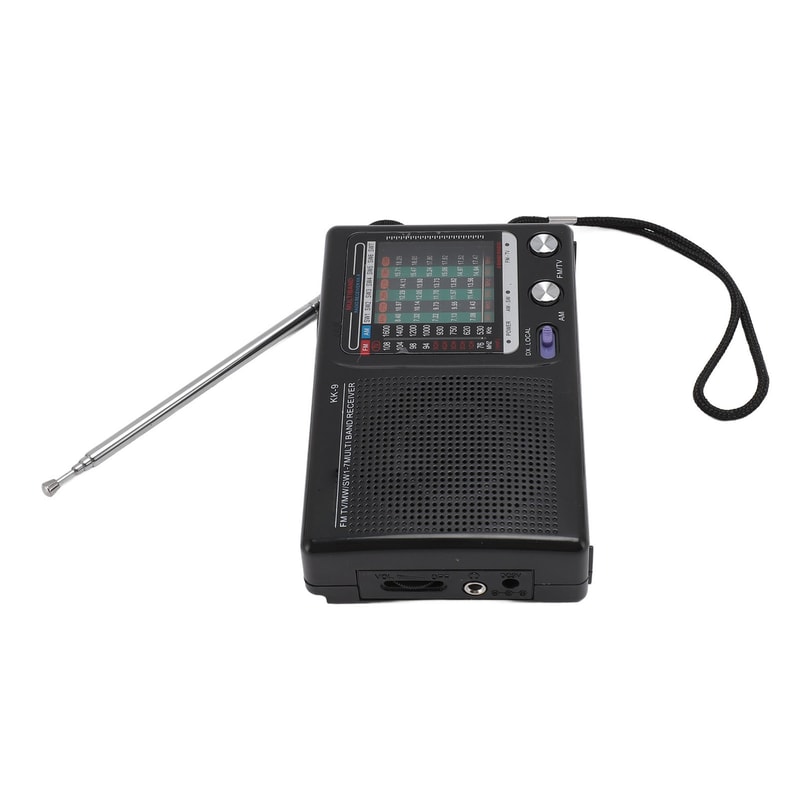 Portable MultiBand Radio With Bluetooth For Emergency FM AM SW Bands Battery Powered For Seniors 2