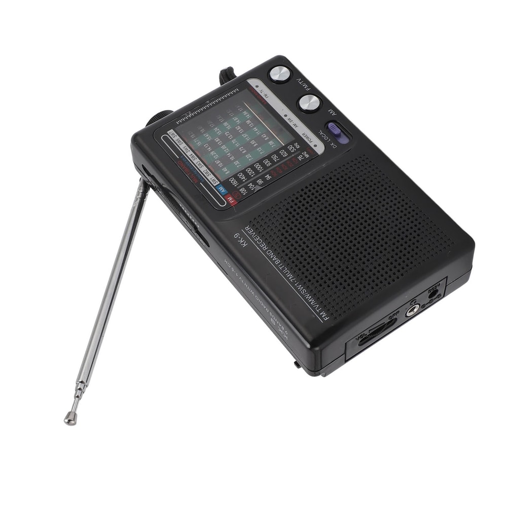 Portable MultiBand Radio With Bluetooth For Emergency FM AM SW Bands Battery Powered For Seniors 3