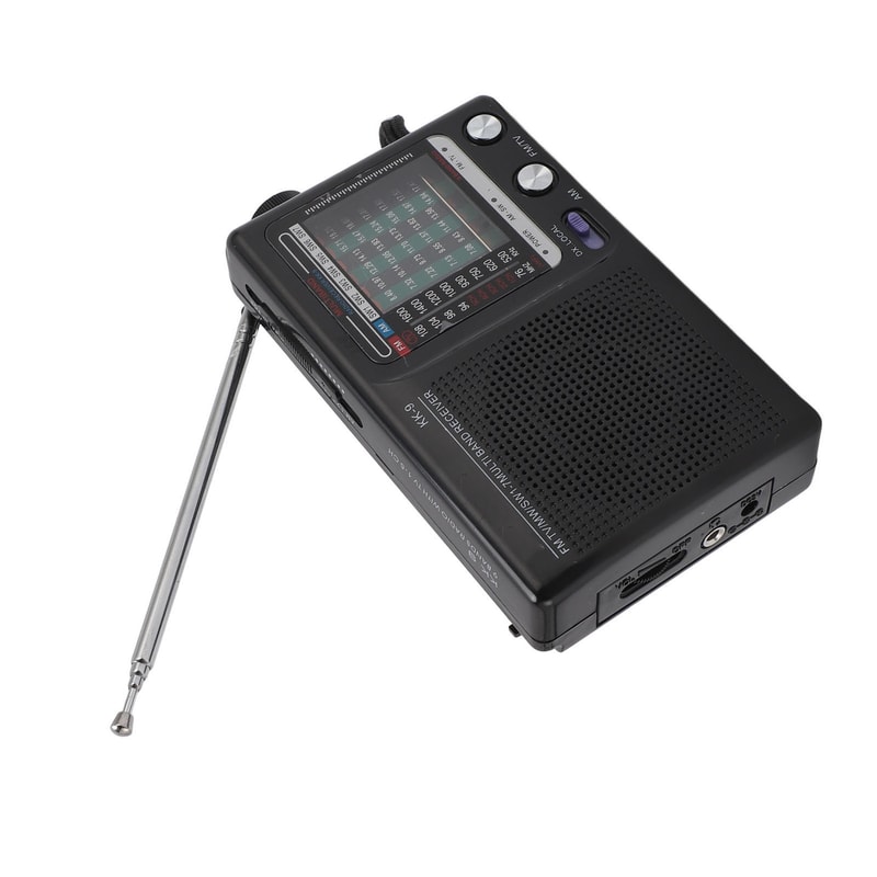 Portable MultiBand Radio With Bluetooth For Emergency FM AM SW Bands Battery Powered For Seniors 3