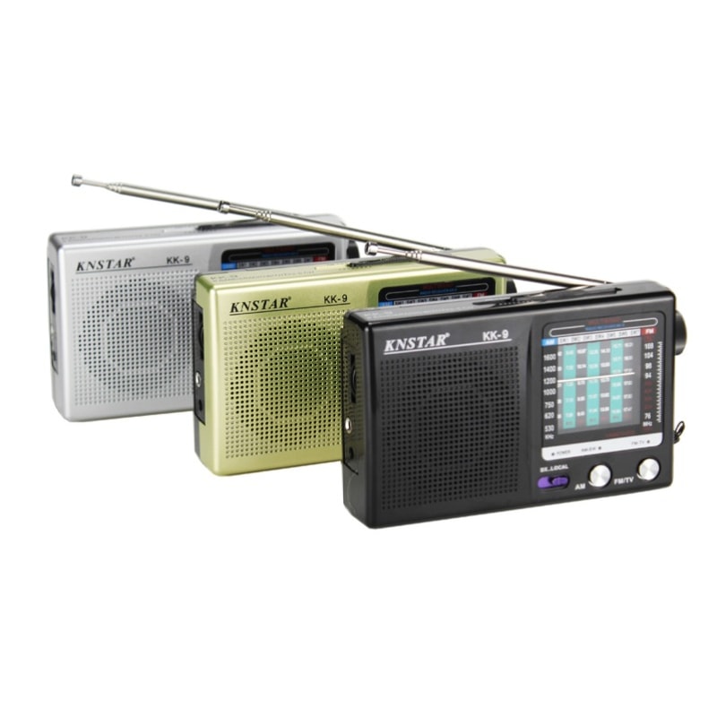 Portable Digital Radio With Built In Speaker And Telescopic Antenna Battery Operated For Indoor Ou 0