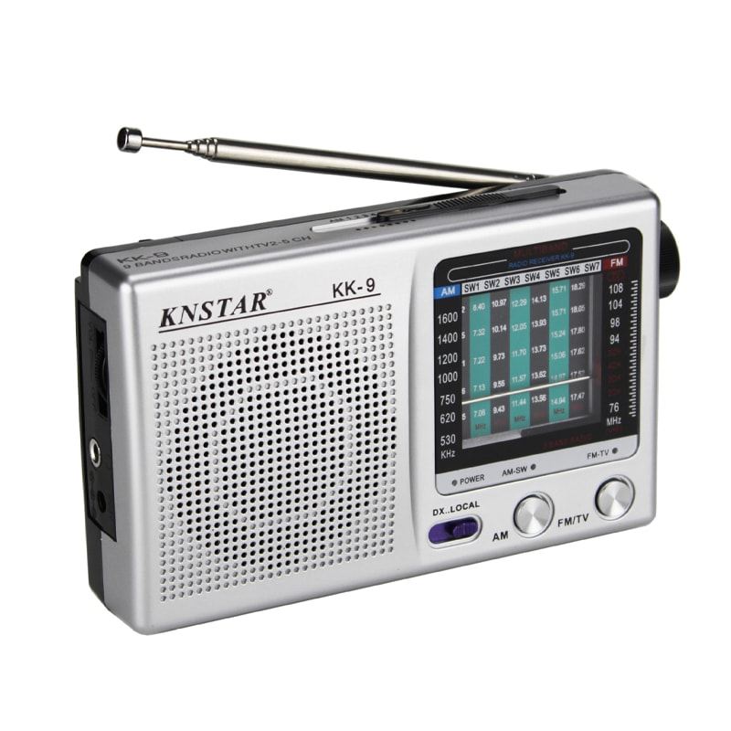 Portable Digital Radio With Built In Speaker And Telescopic Antenna Battery Operated For Indoor Ou 2