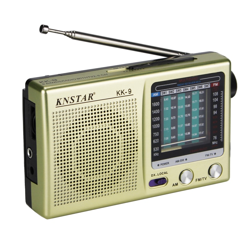 Portable Digital Radio With Built In Speaker And Telescopic Antenna Battery Operated For Indoor Ou 4