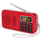 Portable Digital Radio With Music Player And LED Display Rechargeable USB FM TF Slot Speaker 3