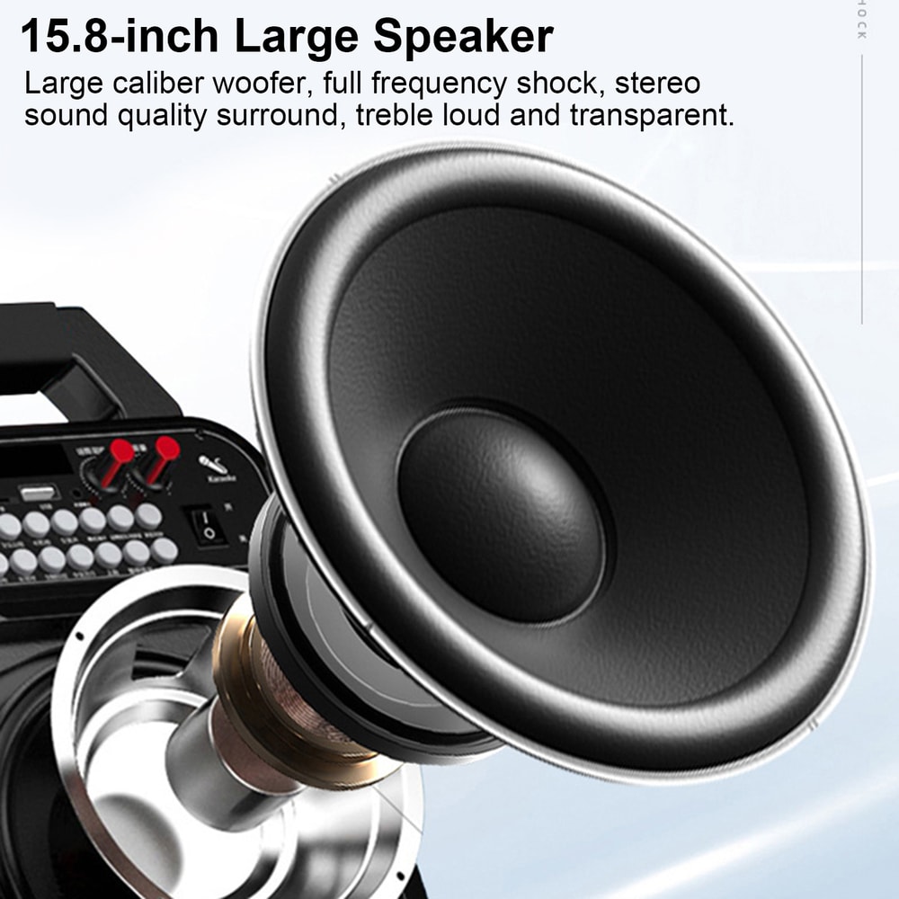 FM Radio Music Player Portable Retro Art Music Receiver With Rechargeable Battery Antenna Slot 5