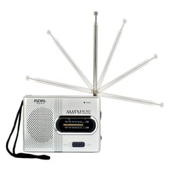 portable am fm radio long battery life & best reception for walking & outdoor use
