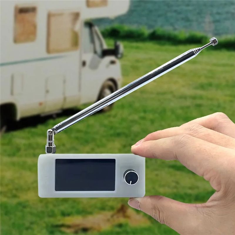 Portable Mini Radio with IPS Screen All Band AM/FM Radio Receiver