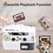 Retro Portable AM FM Radio Cassette Player Recorder With Earphone MIC Jack 2