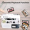 Retro Portable AM FM Radio Cassette Player Recorder With Earphone MIC Jack 2