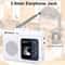 Retro Portable AM FM Radio Cassette Player Recorder With Earphone MIC Jack 4