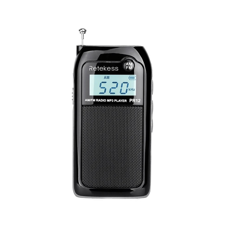 Premium Portable FM AM Radio With Digital Stereo Mini Pocket Radio For Elderly Travel 0
