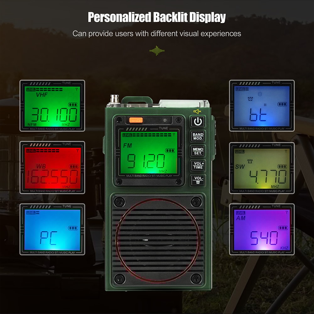 Premium Portable Shortwave Multiband Emergency Radio Receiver 4