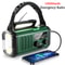 Portable Emergency Radio With Solar Hand Crank SOS Alarm Flashlight Power Bank 1