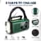Portable Emergency Radio With Solar Hand Crank SOS Alarm Flashlight Power Bank 2