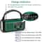 Portable Emergency Radio With Solar Hand Crank SOS Alarm Flashlight Power Bank 4