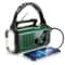 Portable Emergency Radio With Solar Hand Crank SOS Alarm Flashlight Power Bank 0