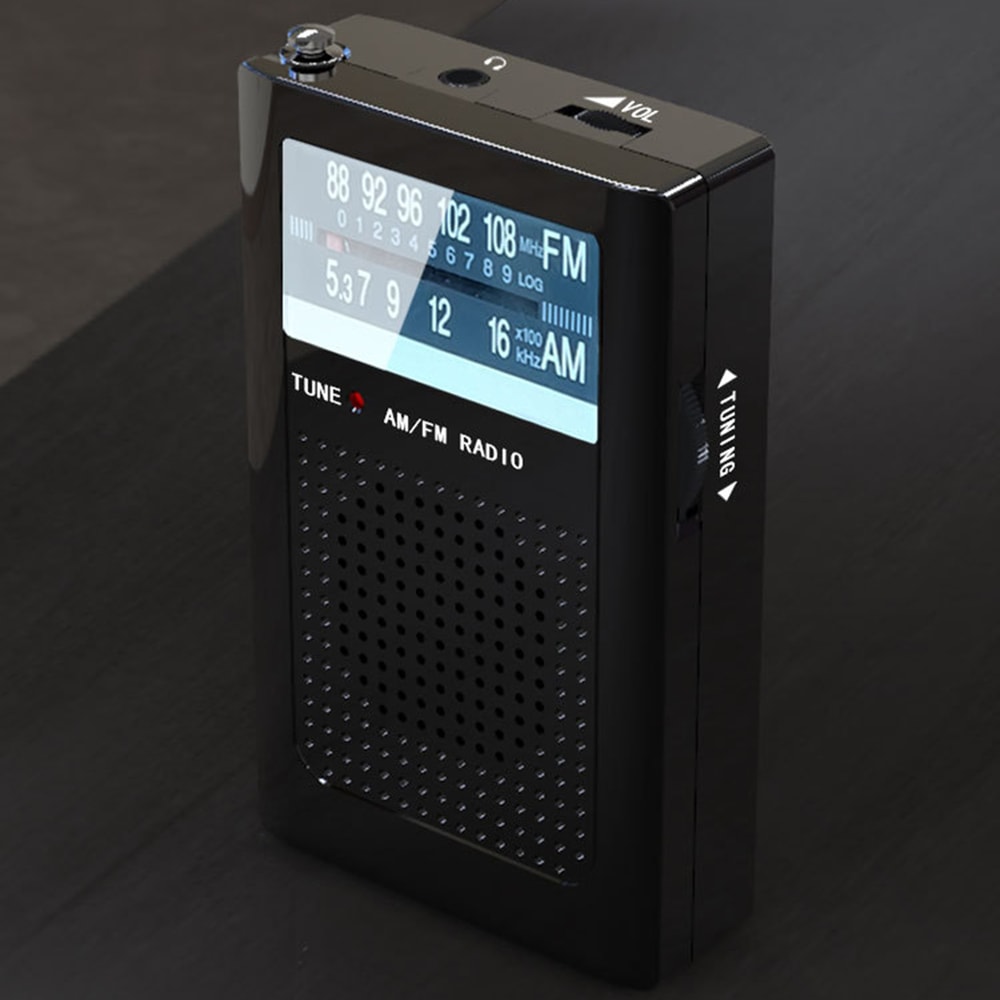 Portable AM FM Radio Receiver With Loud Speaker Battery Powered Radio For Elderly And Travel 5