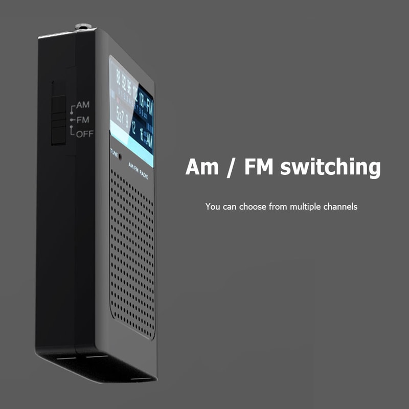 Portable AM FM Radio Receiver With Loud Speaker Battery Powered Radio For Elderly And Travel 2