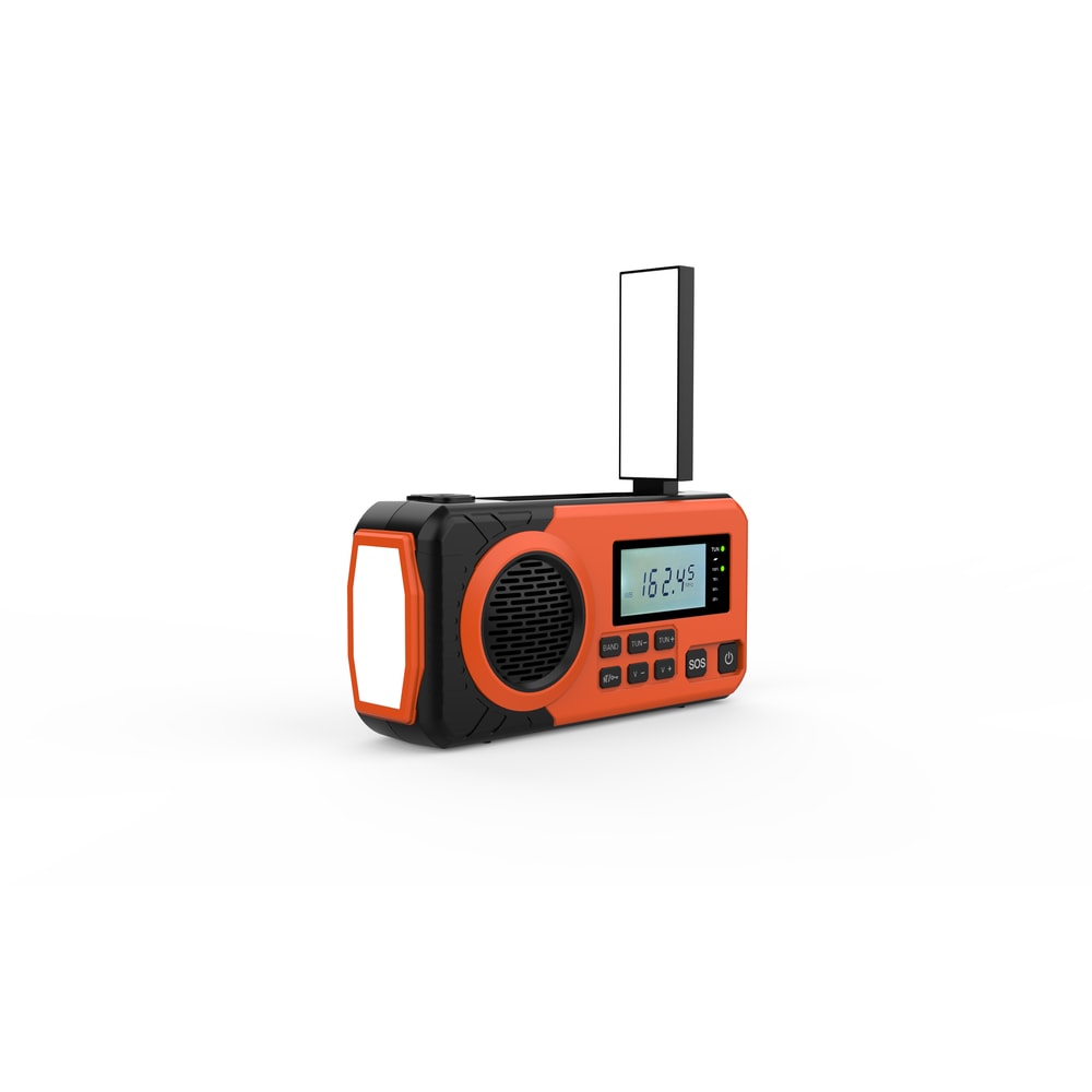 Crank Survival DABFM Emergency Radio With Rechargeable Power Bank Solar Radio With Alarm For Blacko 0